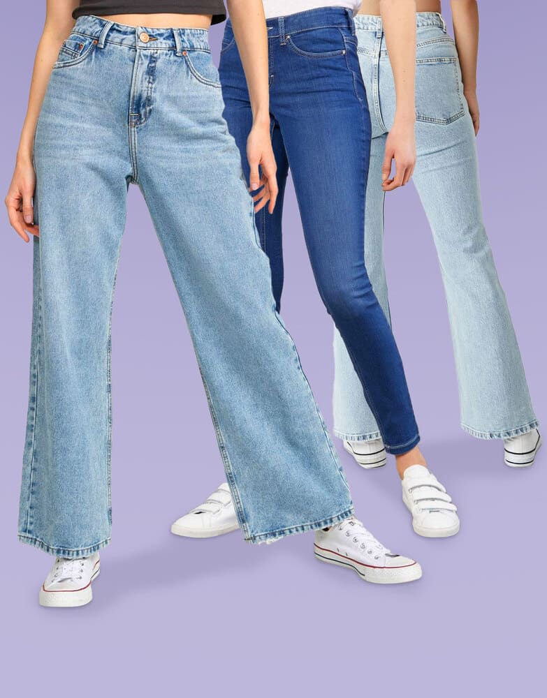 ¿Conoces los tipos de jeans que te van mejor según tu figura? Descúbrelo